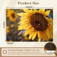 thumbnail image 3 of Wallpaper Yellow sunflower sunset light Close up Sunflower close Peel and Stick Wall Murals 100"H x 144"W Removable PVC Wall Paper Self-Adhesive Wall Paintings Art Decor for Bedroom Living Room, 3 of 7