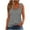 Gray, variant on WREESH Womens Tank Tops Solid Color Camisole Sleeveless T-Shirt Loose Tank Top Brown