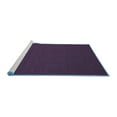 thumbnail image 2 of Ahgly Company Machine Washable Indoor Round Abstract Blue Contemporary Area Rugs, 7' Round, 2 of 4