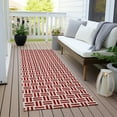 thumbnail image 6 of Addison Rugs Chantille Indoor/Outdoor Transitional Geometric Red Washable Runner Rug, 2'3" x 7'6", 6 of 6