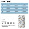 thumbnail image 6 of Haiem Men's Carrot Rabbit Print Tank Tops Summer Sleeveless Cut Off Workout T-Shirts Fitness Vest Athletic Undershirts-Small, 6 of 8
