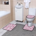 thumbnail image 4 of Ryvnso 4 Pcs Leopard-a1 Pattern Bathroom Shower Curtain Set with 12 Hooks Bath Mat Toilet Lid Cover, 4 of 8