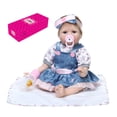 thumbnail image 1 of 22 pulgadas 55 cm Reborn Toddler Baby Doll Girl PP Relleno de algodón, 1 of 8