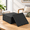 Black-12 Pack - 12 x 12 x 0.4 in (12 Sq Ft), variant on 24 Pack Acoustic Wall Panels 11.8 X 11.8 0.4 In Peel-and-stick Pet Felt Sound Absorbing 24 Sq Ft Decorative Echo Reducing Tiles F