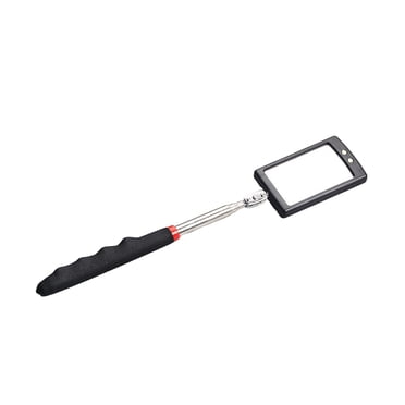 SIYTUAU Automotive Inspection Mirror With Led Light Extendable Handle For Vehicle Underside Viewing Alloy Material 7.28X2.17X0.59 Inches Compact Design Inspection Tool