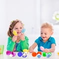 thumbnail image 4 of Juego de 24 huevos de Pascua de plástico con conejito, divertido juguete de Pascua, regalo para niños, amigos, decoración de fiesta de Pascua., 4 of 10
