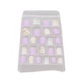 thumbnail image 4 of 24 Uñas Postizas Autoadhesivas para Niños Elegantes Uñas de Cobertura Completa para Bricolaje Interesantes Aplicables para Fiestas Bailes Bodas Vida Diaria Material ANGGREK Otros, 4 of 8