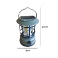 thumbnail image 2 of Solar LED Camping Lantern, Bright Portable Survival Lanterns,Multifunctional retro camp lamp - Large, 2 of 5