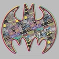 thumbnail image 2 of Men's Batman Shield Logo Comic Panel Graphic Tee Athletic Heather 3X Big Tall, 2 of 4