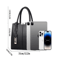 thumbnail image 4 of Moda Casual Gran Capacidad Bolsos Lady Tote Lab.G Negro, 4 of 5