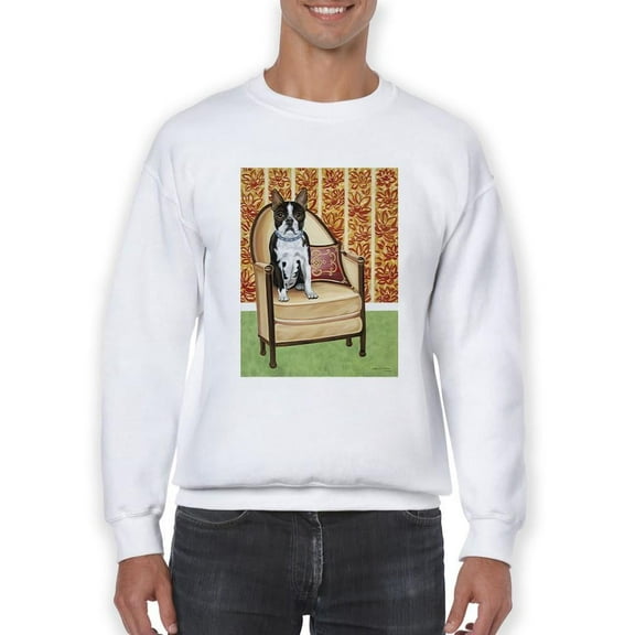 Cookie Boston Sweatshirt Men -Carolee Vitaletti Designs, Male 3X-Large