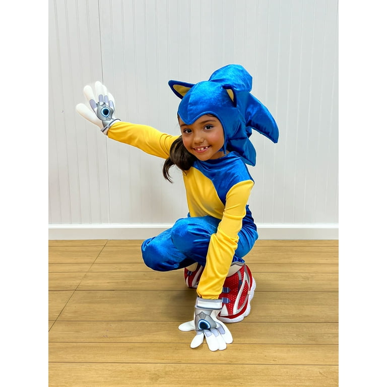 Unisex Size Medium (8-10) Sonic Deluxe Halloween Child Costume Sonic Prime,  Disguise 