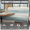 thumbnail image 2 of Pzuqiu 2 Piece RV Dinette Cushion Covers Soft Fabric Elastic Wood Grain Print Camper Cushion Covers RV Sofa Split Seat Cover for Travel Trailer Couch, 2 of 7