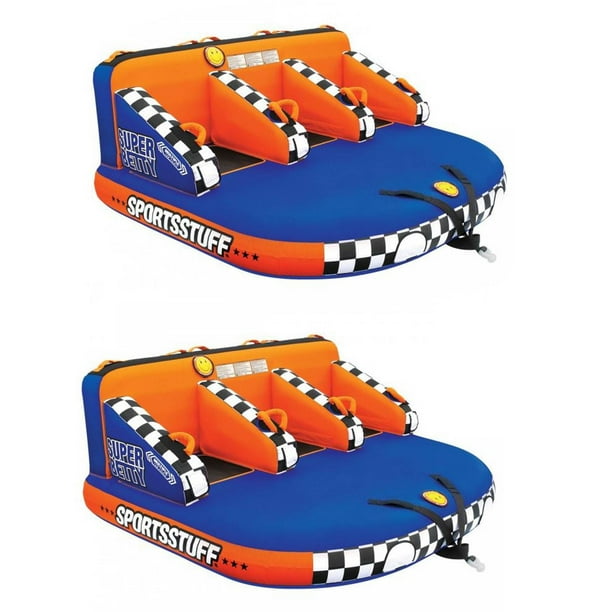 Sportsstuff Super Betty Triple Rider Boat Towable Mable Tube (2 Pack