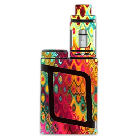 Skins Decals For Smok Al85 Alien Baby Kit Vape Mod / Colorful Pattern Stained Glass