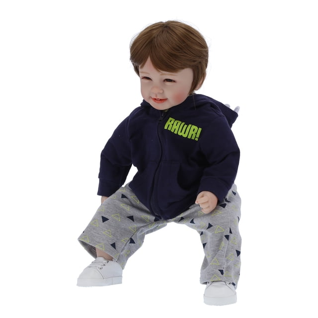 Muñeca BuyWeek renacida 55 cm cuerpo suave Muñeca realista Muñeca bebé