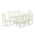 thumbnail image 2 of East West Furniture Dining Room Set Linen White, VADA9-LWH-W, 2 of 6