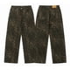thumbnail image 2 of Leopard Jeans Women Denim Pants Female Oversize Wide Leg Trousers, 2 of 5