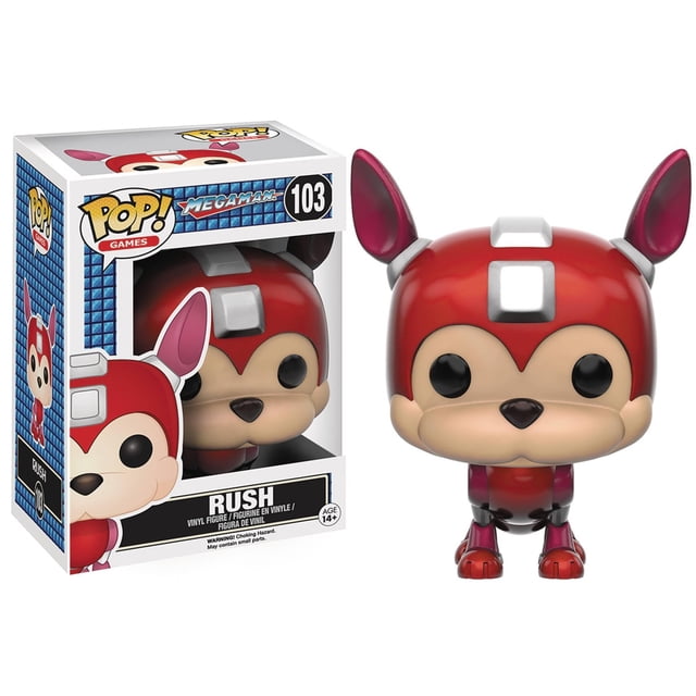 Figura de acción Funko POP Games Mega Man Rush 9,5 cm Funko POP