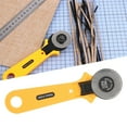 thumbnail image 3 of Cutting Round Knife, Patch-Work Sewing Circular Cut Rotatory Cutter Leathercraft Cutter Sewing Leathercraft with Paper for Leather for Cloth 45mm,28mm, 3 of 7