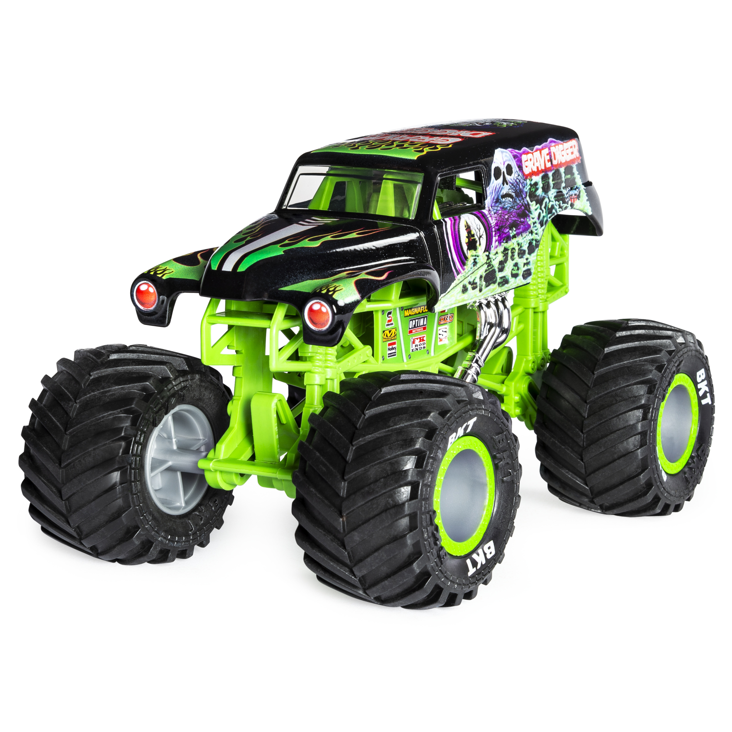 Monster Jam, Official Grave Digger Monster Truck, Die-Cast Vehicle, 1:24 Scale - image 3 of 5