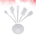 thumbnail image 3 of 6Pcs Assorted Hairdressing Tools Mixing Bowl Hair Combs Brushes Mixer Kit Hair Dyeing Tool Set (White), 3 of 8