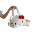 thumbnail image 1 of Nuevo y original bolso bandolera con forma de corazón y diseño de gato peludo de estilo japonés para chica, bonito bolso de mano con dibujos de Hello Kitty, 1 of 5
