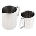 thumbnail image 1 of 2 Piezas Olla de Colada de material acero Inoxidable , Jarra de Espuma de , Jarra de Fabricación de Soledad Jarra para hacer velas acero, 1 of 10