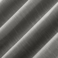 thumbnail image 4 of Archaeo Textured Linen Blend Total Blackout Grommet Top Curtain, 50"W X 63"L, Gray, 4 of 8