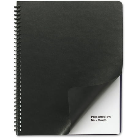 - Swingline GBC, SWI9742491, Regency Square Corner Binding Covers, 200 / Box, Black