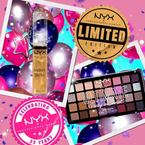 NYX Professional Makeup Party On Sunset 32-Color Eyeshadow Palette
