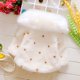 thumbnail image 5 of Abrigo De Invierno Para Niños Pequeños, Chaquetas De Abrigo Para Niñas, Otoño, Decoración De Perlas De Lunares Para Bebés, Abrigo De Algodón Cálido De Felpa Blanco Odeerbi LM103-5465, 5 of 9