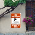 thumbnail image 7 of 24 Hour Video Surveillance Sign, No Trespassing Aluminum Warning Sign, for CCTV Security Camera - Reflective, UV Protected, 7 of 7