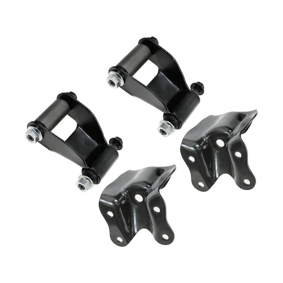 Leaf Spring Shackle and Bracket Kit 4 Piece - Compatible with 1994 - 1996, 1998 - 2007 Mazda B3000 1995 1999 2000 2001 2002 2003 2004 2005 2006