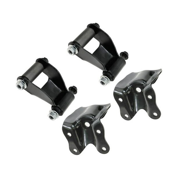 Leaf Spring Shackle and Bracket Kit 4 Piece Compatible with 1986