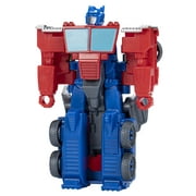 Transformers: Earthspark 1 Step Flip Changer Optimus Prime Kids Toy Action Figure for Boys and Girls Ages 6 7 8 9 10 11 12 and Up (4)