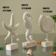 thumbnail image 5 of Adornos artesanales de madera de estilo mediterráneo, caballito de mar, caracola, estrella de mar, joyería creativa, 5 of 6
