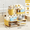 Yellow, variant on 360° Rotatable Pegboard Desk Organizer with Drawer for Home, Office