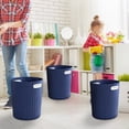 thumbnail image 4 of Stylish Large Capacity Open Top Can For Kitchen Living Room And Bathroom Sleek Design 3PCS, 4 of 5