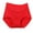 Red, variant on Women's High Waisted Soft Breathable Panties Stretch Briefs Seamless Ladies Briefs Lace Brief Panties for Women Cotton Panties Beige XXL