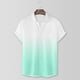 thumbnail image 3 of Camisas de Manga Larga para Hombres Moda Casual Impresión Cuello de Vuelta Blusa Transpirable para Diario Y de Negocios, 3 of 6