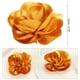 thumbnail image 2 of Uxcell 1 pieza Pin de broche de flor 4.72 pulgadas Tela de satén Rosa Perla Camelia Pins Dorado Grande, 2 of 6