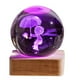thumbnail image 1 of Luz nocturna de bola de cristal de galaxia 3d, regalos de cumpleaños creativos, Base de madera USB, regalo para sala de estar y dormitorio, 1 of 4