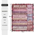 thumbnail image 5 of Boss Lady Gifts for Women - Boss Day Gifts for Her - Gifts for Female Boss Blanket 60"x50" - Boss Appreciation Gifts for Woman - Christmas Birthday Gifts for Boss Lady, 5 of 6