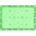 thumbnail image 1 of Ahgly Company Indoor Rectangle Oriental Emerald Green Traditional Area Rugs, 6' x 9', 1 of 4