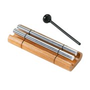 Woodstock Zenergy Chimes Wind Chime Silver Aluminum 2 Tubes