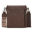 thumbnail image 7 of Wrangler Crossbody Bags for Women Vintage Hand Woven Shoulder Purse, Cow Print-Coffee, 7 of 7
