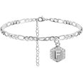thumbnail image 1 of Initial Ankle Bracelets for Women Silver Anklet Gold Letter Anklet with Initials Gold Anklets for Women Initial Anklet Silver Anklets for Women Initial Jewelry, 1 of 7