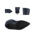 thumbnail image 2 of BLISSFUL STEP Women's Boots Knee High Slim Calf Pointed Toe Stiletto Heel Navy Blue 7.5, 2 of 6