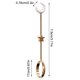 thumbnail image 4 of Soporte para anillo Manos libres 8 mm Clip de anillo Latón Decoración portátil Perchero para joyería de mano, 17 mm, Oro brillante sidaley HA003787-04, 4 of 6